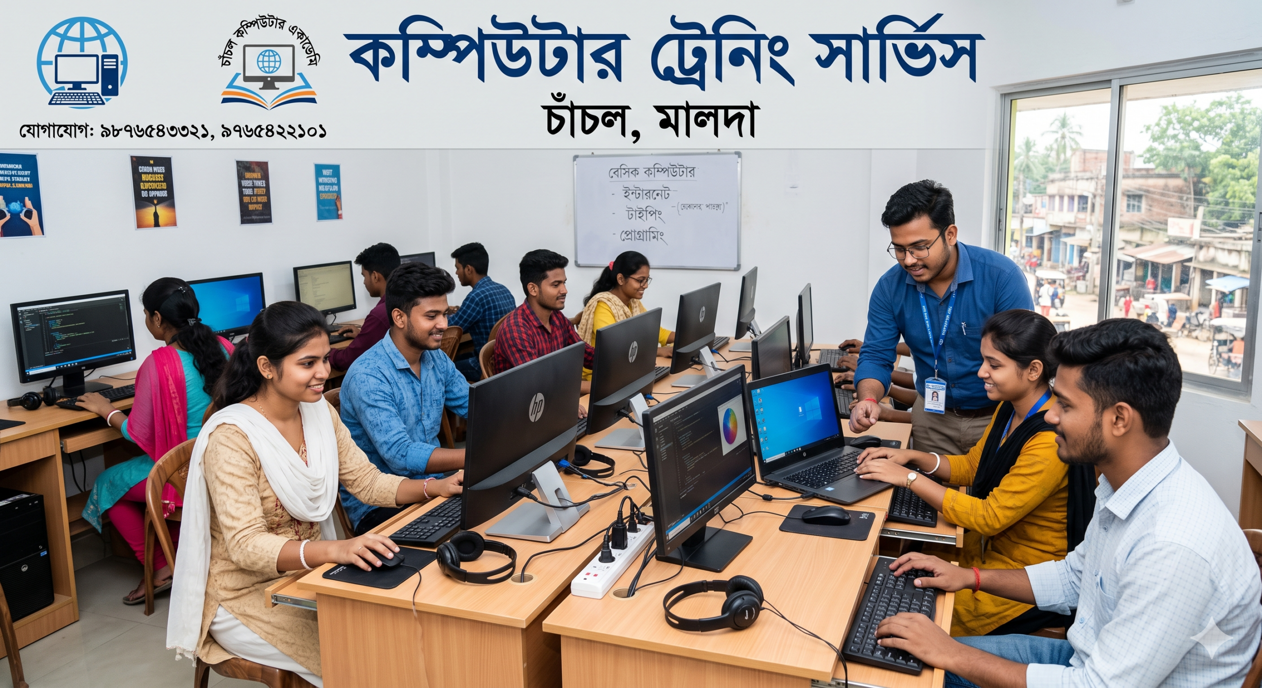 computer training survice in chanchal,malda